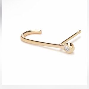 Bruce NYC 14k Gold and Diamond Lina Earring